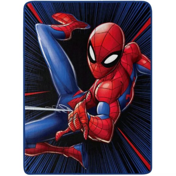 Spider-Man | Blue&Red | Web Tricks | Throw (46" x 60") | Marvel - Picture 2 of 3